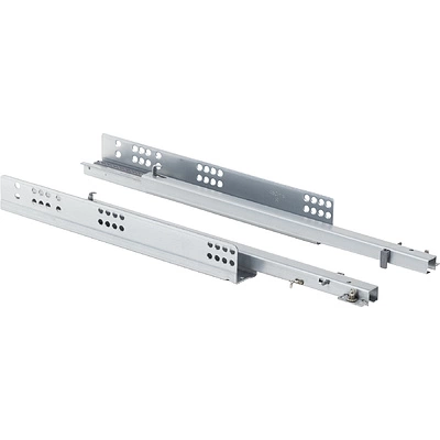 Направляющая скрытого монтажа L-300 с доводчиком ДСП до19mm насадной монтаж AKS 3/4 с фиксаторами - фото 1