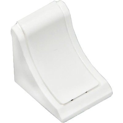 Уголок пластиковый радиусный 24*24 белый (уп/20шт) AKS - фото 1