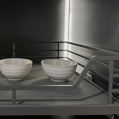 Выдвижная корзина 800 FOCUS, графит PRIME by AKS - фото 4