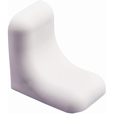 Уголок с металлической основой и пластиковой крышкой белый 11 (уп/100шт) LUNA - фото 1