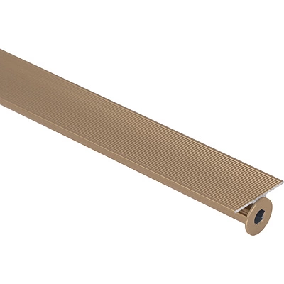 Выравниватель декоративный для мебельных дверей L-2100 -2440 мм бронза AKS - фото 1