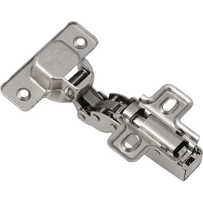 Петля полунакладная с доводчиком 48мм h2 clip-on AKS (саморезы, заглушки) - фото 4