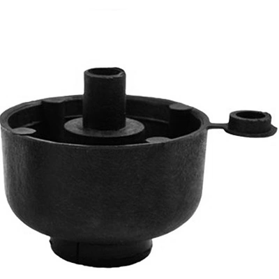 Опора меб. пласт. WPJA-22 h27 регул. черный AKS - фото 3