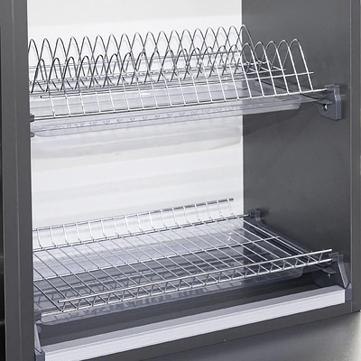 Сушка для посуды 800 NORWIG с профилем, хром AKS - фото 3