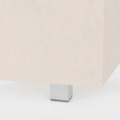 Опора меб. алюм. DAKP-27 h60 с регул. мат.хром AKS - фото 3