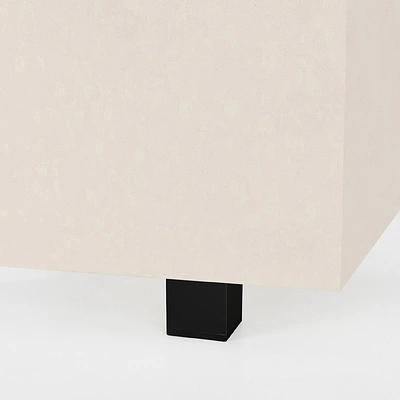 Опора меб. алюм. DAKP-27 h60 с регул. черный AKS - фото 3