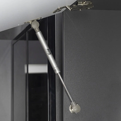 Подъемник газовый верхний 150N серый AKS - фото 4