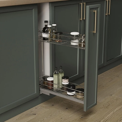 Выдвижная корзина-карго 200 NORWIG крепл.нижнее, хром AKS - фото 5