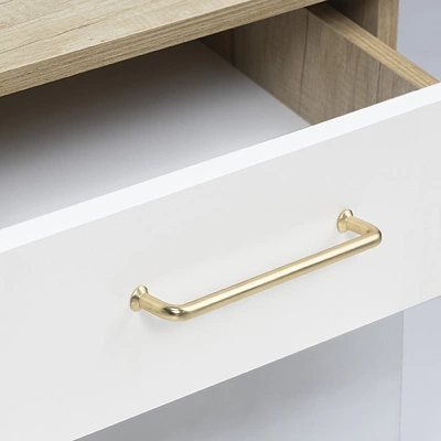 Ручка меб. скоба мет. LOFT 128 брашированное золото, AKS - фото 7