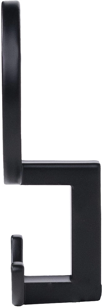 Крючок меб. трехрожковый мет. RONDO черный матовый AKS - фото 4