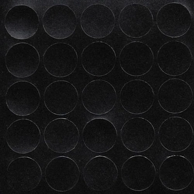 Заглушка самоприлипающая к конфирматам черный гладкий (14325) FOLMAG (лист-25шт.) - фото 3