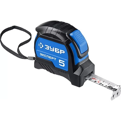 Рулетка с автостопом и магнитом 5 м*19 мм ПС ЗУБР - фото 1