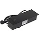 Выдвижной удлинитель Hollander, 2 розетки, 2xUSB, HDMI, LAN, черный AKS - фото 1