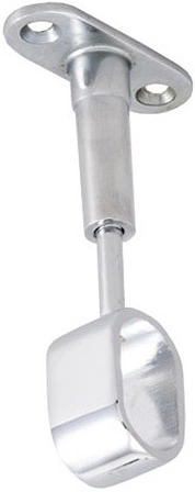 Держатель дистанционный проходной трубы овальн. 30*15 (935) регулируемый, хром AKS - фото 1