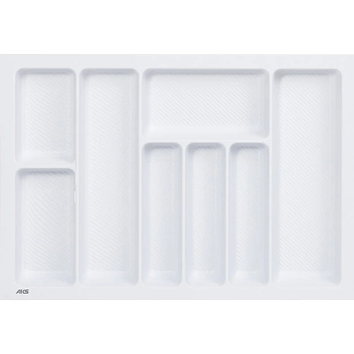 Лоток для столовых приборов 700 PIXEL 635*485, белый AKS тип 2 - фото 1