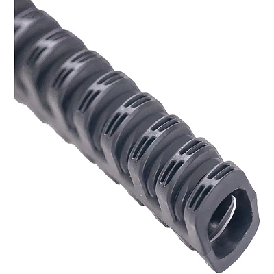 Накладка для овальной штанги гардеробного шкафа (система хранения Foscrinium) 1200 мм темно-серая Pantone Black 3C - фото 1