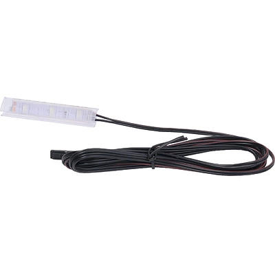 Клипса светодиодная klips-p-01, 12VDC/0,25W, пластиковая, теплый белый, AKS - фото 1