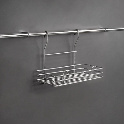 Корзина на трубу d16 одинарная мини CWJ102M хром AKS - фото 4