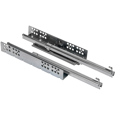 Направляющая скрытого монтажа L-300 с доводчиком ДСП до16mm насадной монтаж AKS QType 3/4 - фото 1