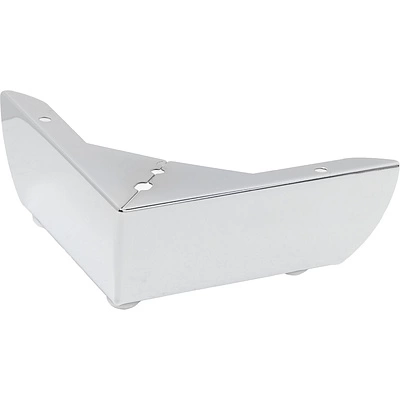 Опора меб. угловая В-150, хром AKS - фото 1