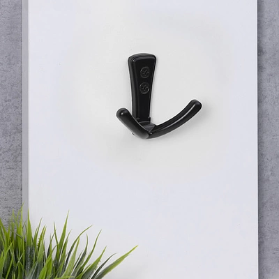 Крючок меб. двухрожковый мет. RUNA черный матовый AKS - фото 5