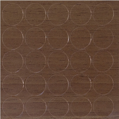 Заглушка самоприлипающая к конфирматам орех экко (14350) FOLMAG (лист-25шт.) - фото 3