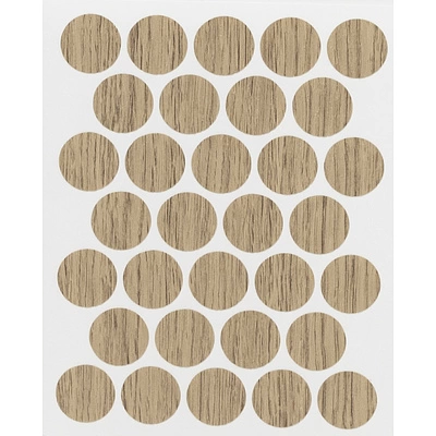 Заглушка самоприлипающая к эксцентрику дуб галифакс (PC 2136) (1л=32шт) Pacific - фото 3