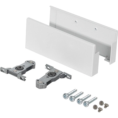 Держатель передней стенки внутреннего ящика H=84 Slimbox Evolution белый - фото 1