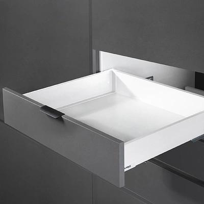 Система ящиков Slimbox Evolution L-450 H=84 с доводчиком ДСП16мм белый - фото 6