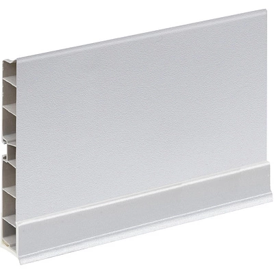 Кант к цоколю мебельному ПВХ алюминий РФ 1 шт.=4 м.п. - фото 3