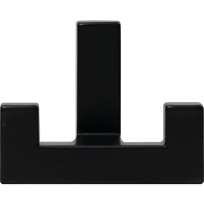 Крючок меб. двухрожковый мет. BENZ черный матовый AKS - фото 5