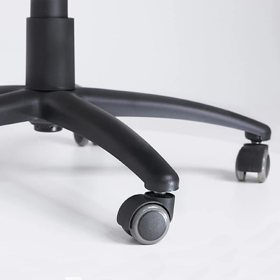 Колесо меб. пласт. FURNI d50 со штоком, черный/серый AKS - фото 4