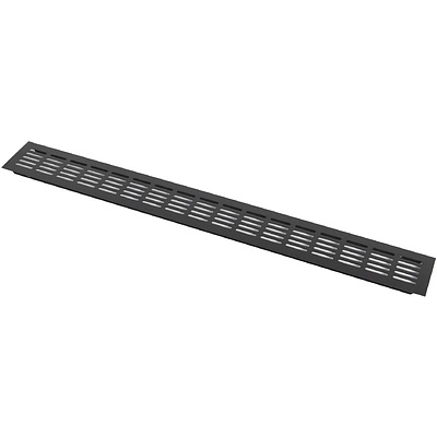 Решетка вентиляционная 600х80мм черная алюминий AKS - фото 1