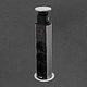 Выдвижной удлинитель Vulcan USB, 60 мм, 3 розетки, 2xUSB A, крышка пластик, алюминий, AKS - фото 4
