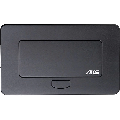 Выдвижной удлинитель Nova 4, 1 розетка, 2xUSB, черный, AKS - фото 5