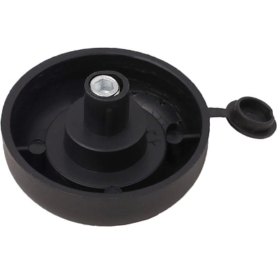 Опора меб. пласт. WPJA-22 h17 регул. черный AKS - фото 1