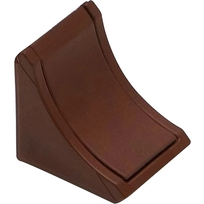 Уголок пластиковый радиусный 24*24 венге/шоколад 04 (уп/20шт) AKS - фото 1