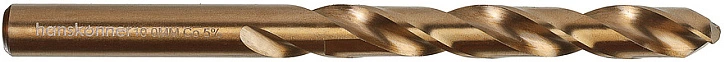 Сверло по металлу цилиндрический хвостовик 10.0х133 мм, сталь Р6М5К5 Кобальт Hanskonner - фото 3