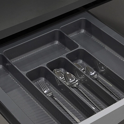 Лоток для столовых приборов 700 LINER 640*430, графит AKS - фото 4