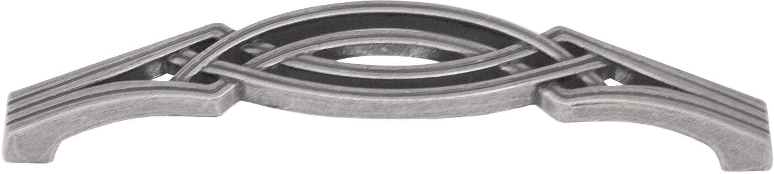 Ручка меб. скоба мет. PALAZZO 128 античное серебро, AKS - фото 5