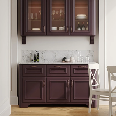 Ручка меб. скоба мет. MAGIA 128 матовая античная латунь AKS - фото 7