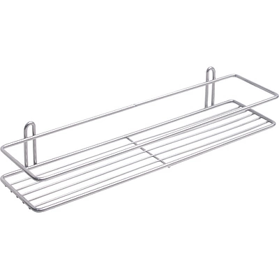 Полка подвесная прямая 1-ярусная 400*110*72, серебро РФ - фото 1
