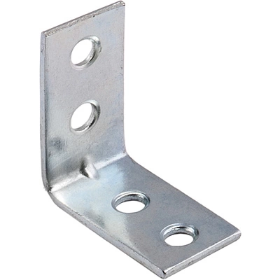 Уголок металлический FSC-04 25х25х15 (1,5), белый цинк (уп/100 шт) AKS - фото 1