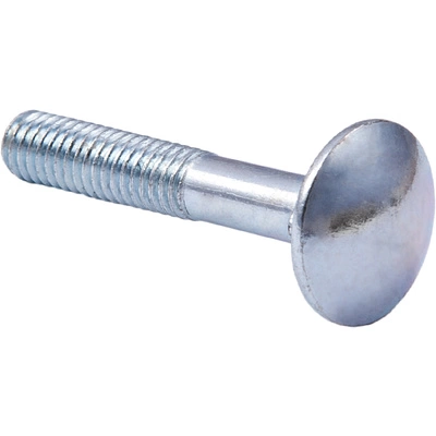 Болт с полукруглой головкой М6*55 с усом, неполн. резьба, цинк (1кг=86шт) - фото 3