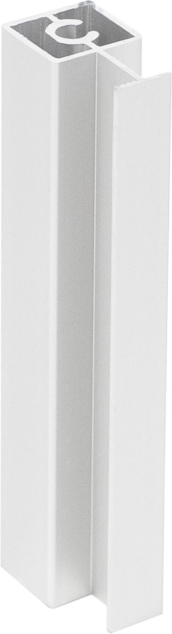 Профиль алюминиевый SENATOR белый глянец соединительный L-6000 мм АЛЮТЕХ для узкой сис-мы - фото 1