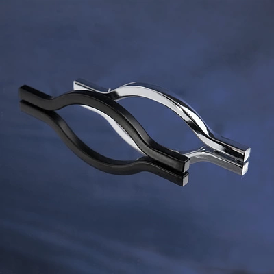 Ручка меб. скоба мет. WAVE 96 черный AKS - фото 3