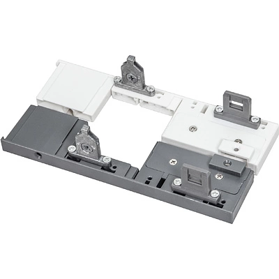 Держатель передней стенки внутреннего ящика H=175 Slimbox AKS графит с рейлингом на фасаде - фото 1