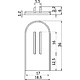 Заглушка Genifix, железный блеск RAL 9007 (уп/ 100 шт) AKS - фото 2