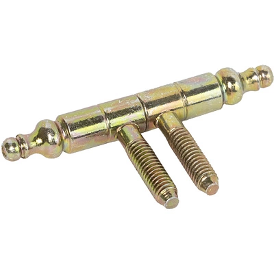 Петля карточная/штыревая 50*9*66мм золото LEBA - фото 1