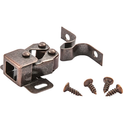 Фиксатор роликовый с ответной планкой коричневый AKS - фото 1